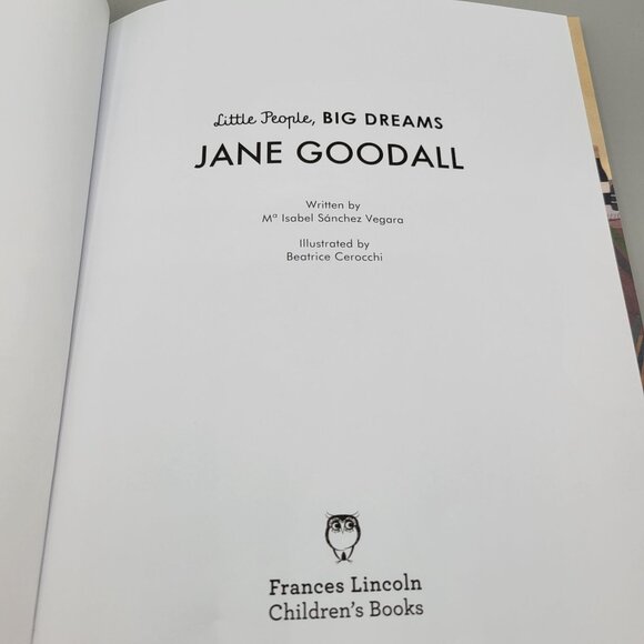 Little People Big Dreams Jane Goodall Childrens Book Hardcover Illustrated - Picture 4 of 7